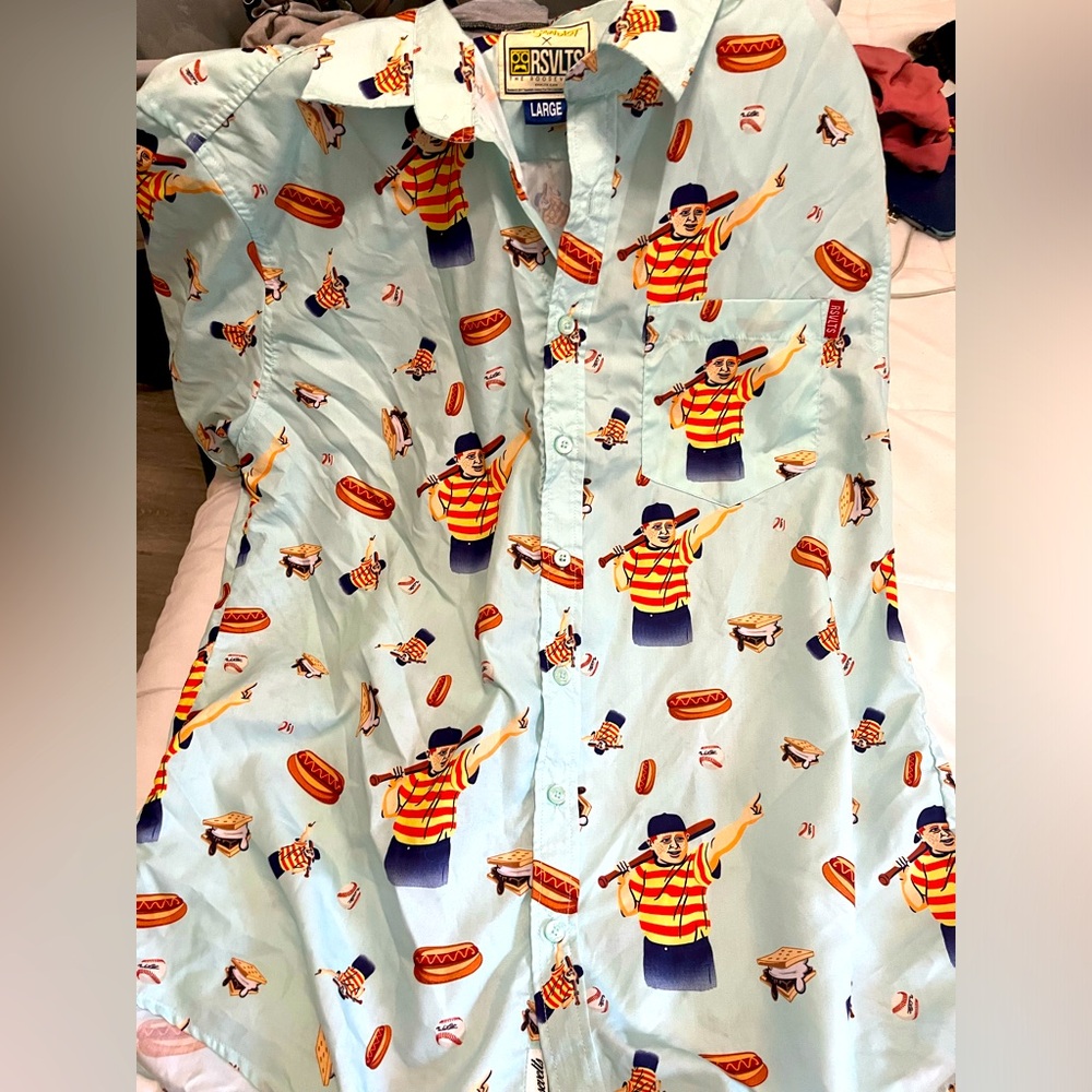 Sandlot Hotdog Button Down